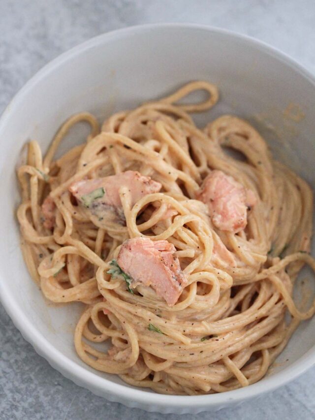 Creamy Cajun Salmon Pasta Story Cooked by Julie