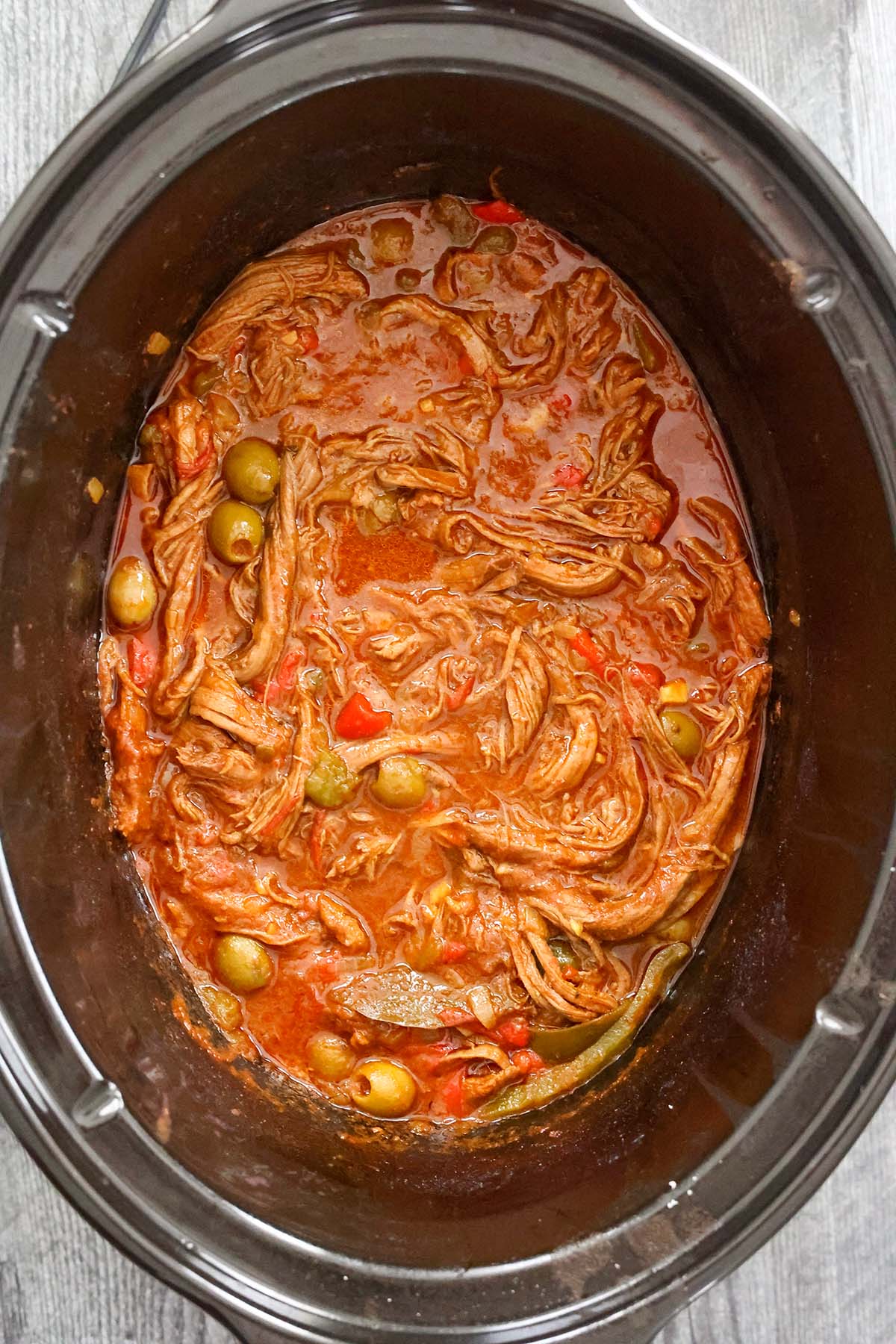 slow cooker ropa vieja. 
