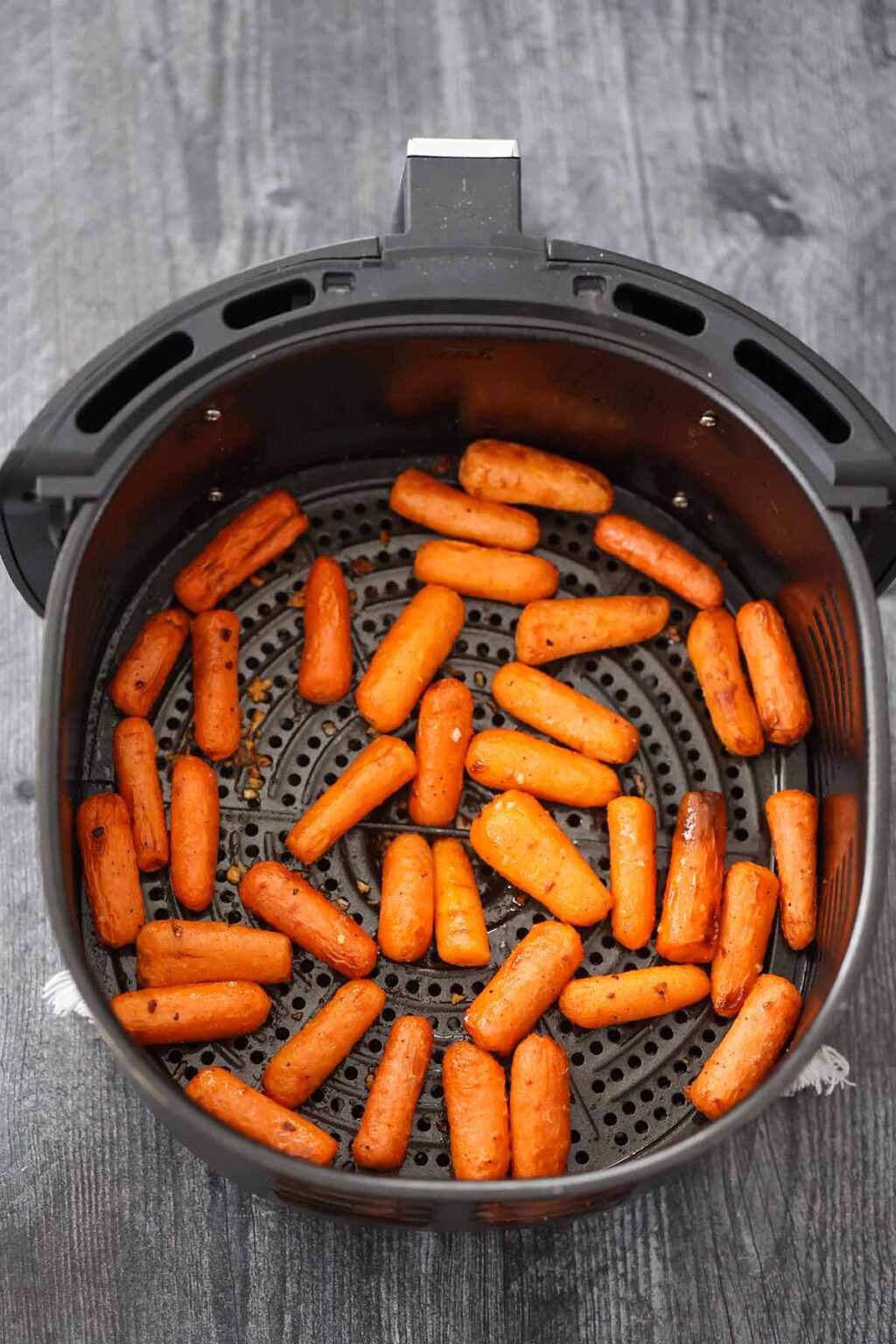 Air Fryer Honey Carrots (Garlicky and Buttery) Cooked by Julie