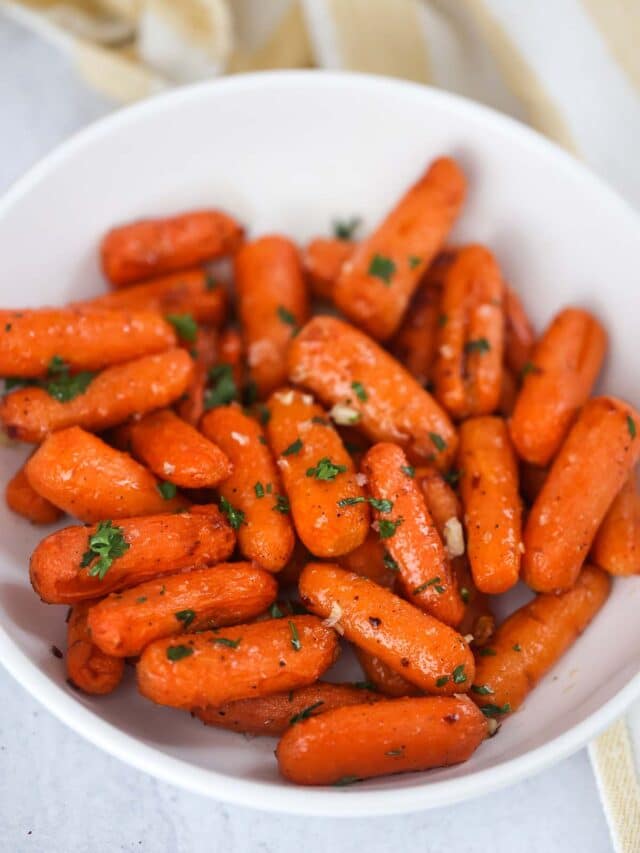 Air Fryer Honey Carrots Story Cooked by Julie