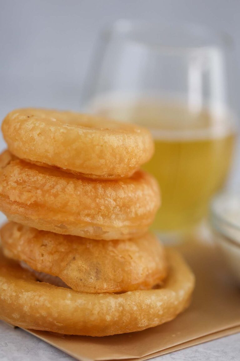 Beer Battered Onion Rings (Super Fluffy and Crunchy) Cooked by Julie