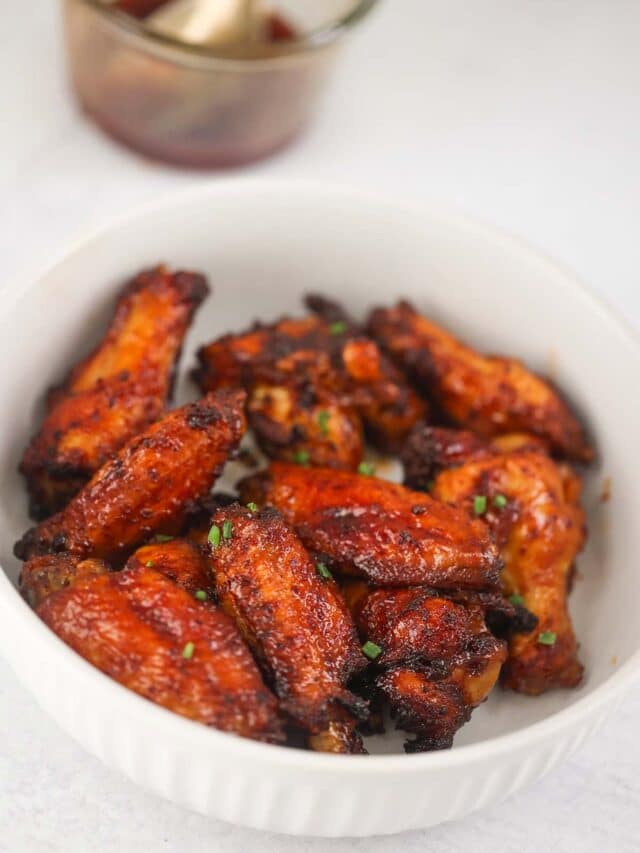 Air Fryer Honey Bbq Wings Story Cooked by Julie