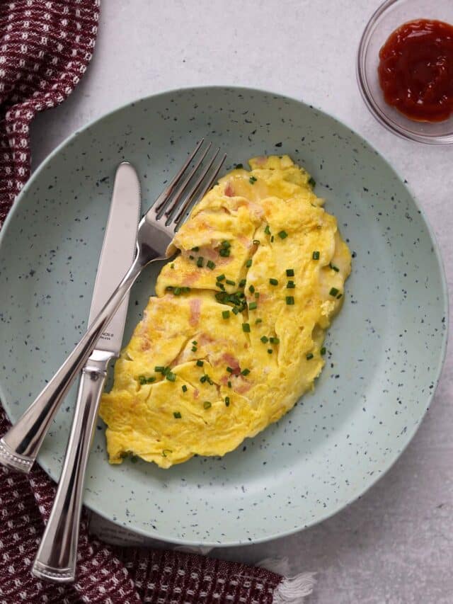 Ham And Cheese Omelet Story Cooked by Julie