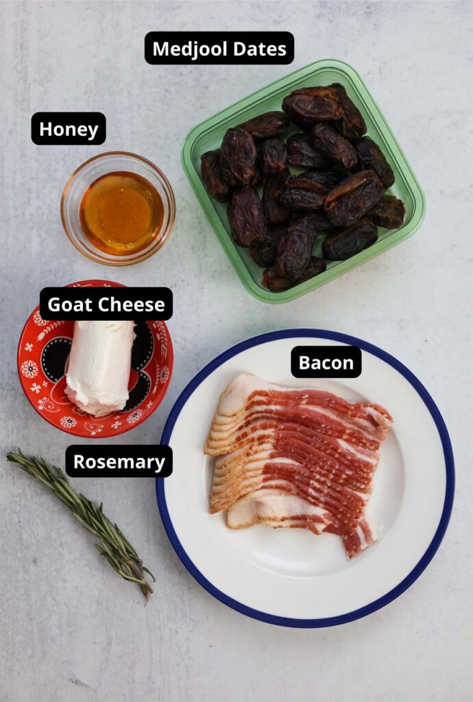 Air Fryer Goat Cheese Bacon Wrapped Dates Cooked by Julie