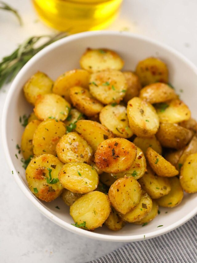 Roasted Baby Potatoes Story - Cooked by Julie
