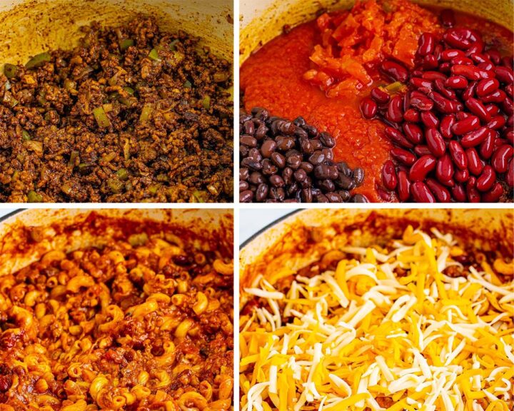 Chili Mac and Cheese (Super Flavorful) - Cooked by Julie