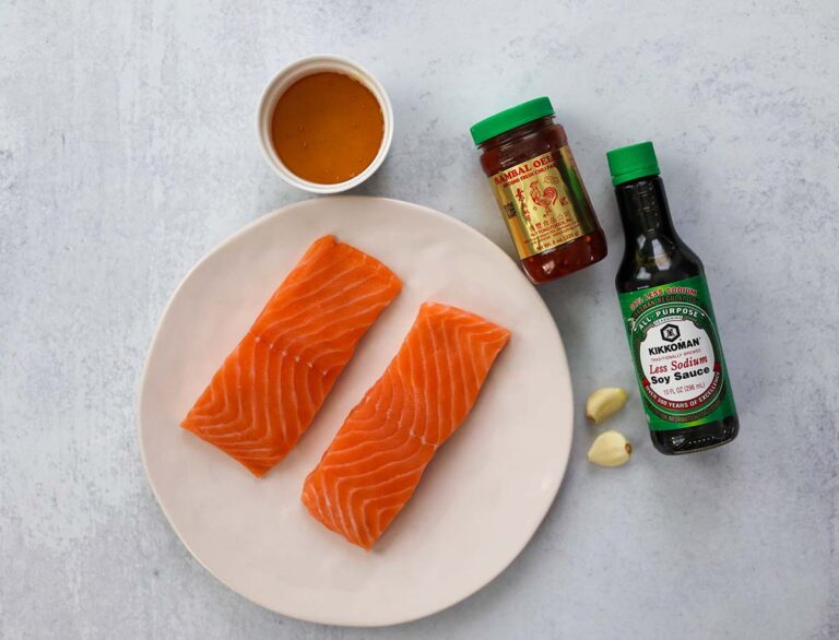 Air Fryer Honey Glazed Salmon - Cooked by Julie