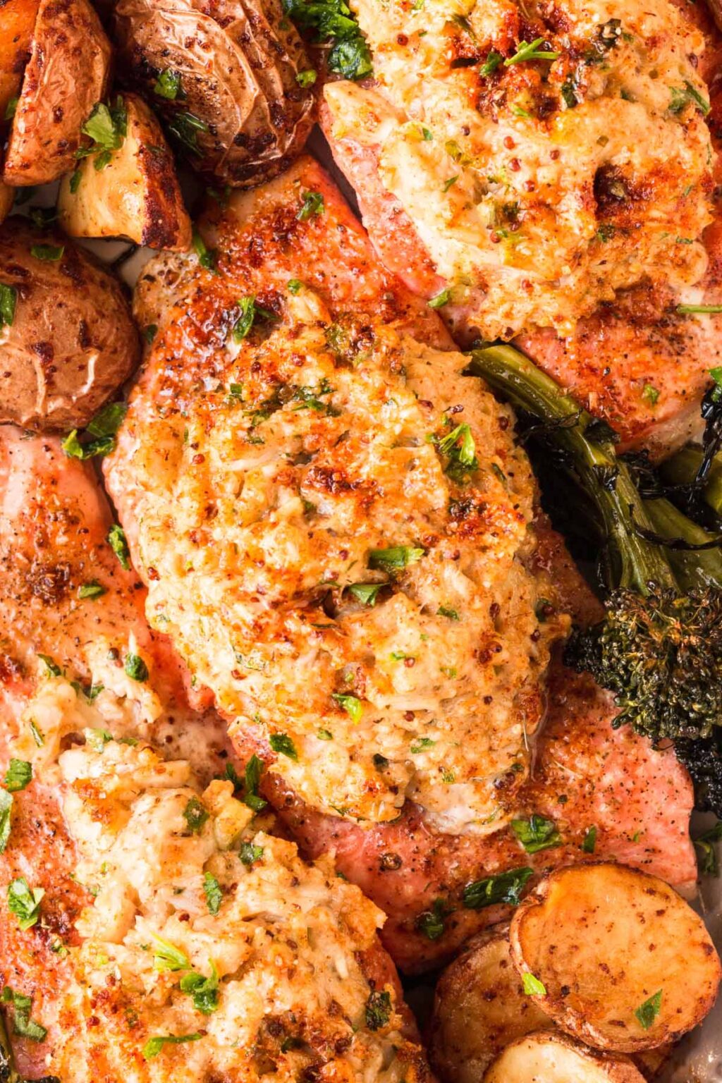 Crab Stuffed Salmon Recipe ( + Video) - Cooked by Julie