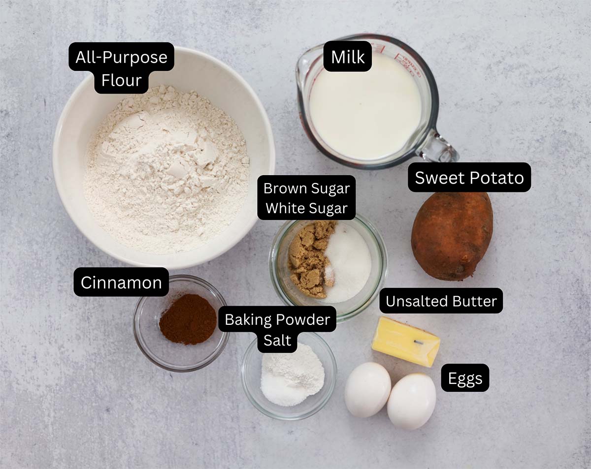 measured and labeled recipe ingredients. 