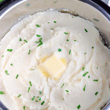 mashed potatoes in the instant pot.