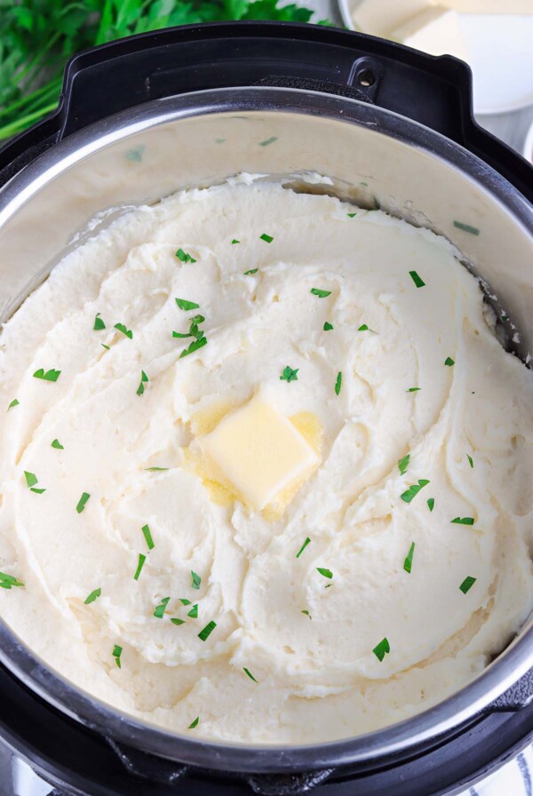 mashed potatoes in the instant pot.