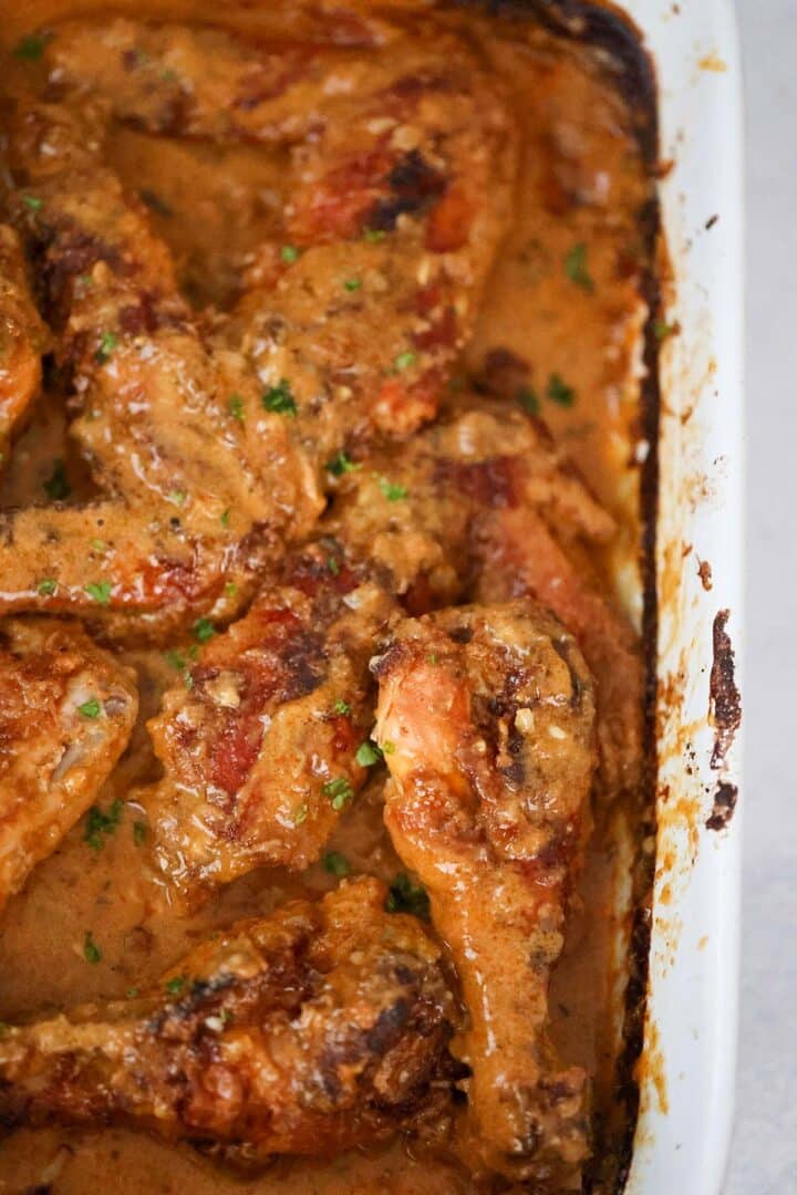 Smothered Turkey Wings Cooked by Julie