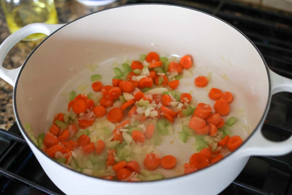 Easy Chicken Ditalini Soup Cooked by Julie