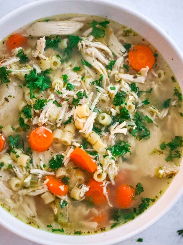 Chicken Ditalini Soup Cooked by Julie