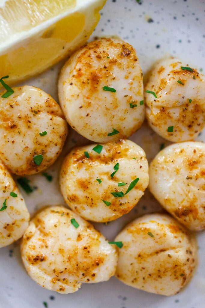 Easy Baked Scallops (low carb) Cooked by Julie