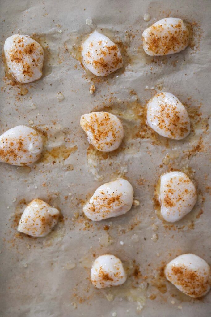 Easy Baked Scallops (low carb) Cooked by Julie