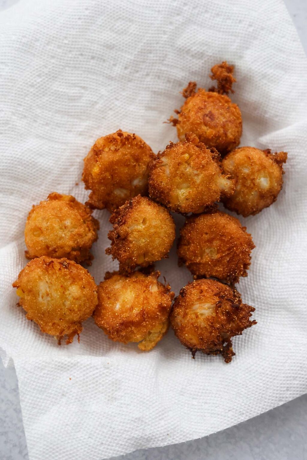 Sweet Crab Hush Puppies Cooked by Julie