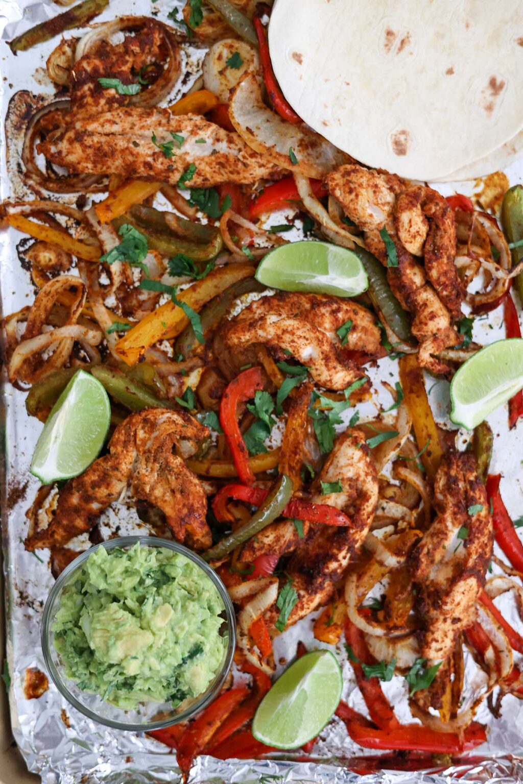 Baked Chicken Tender Fajitas Cooked by Julie