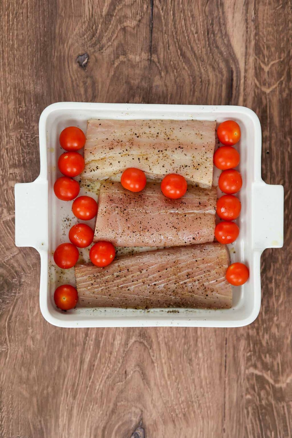 Baked Mahi Mahi with Tomatoes (4 ingredients!) Cooked by Julie