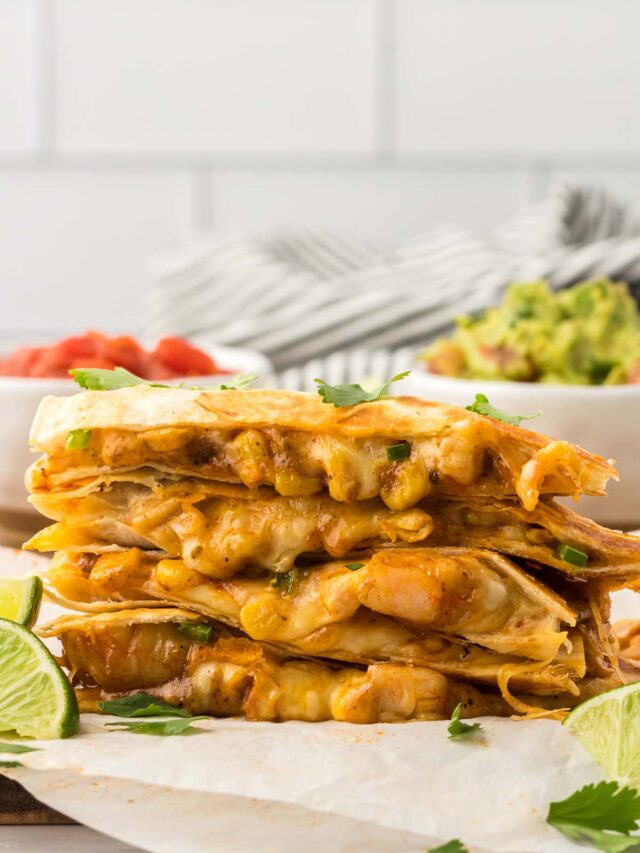 Shrimp Quesadillas Cooked by Julie