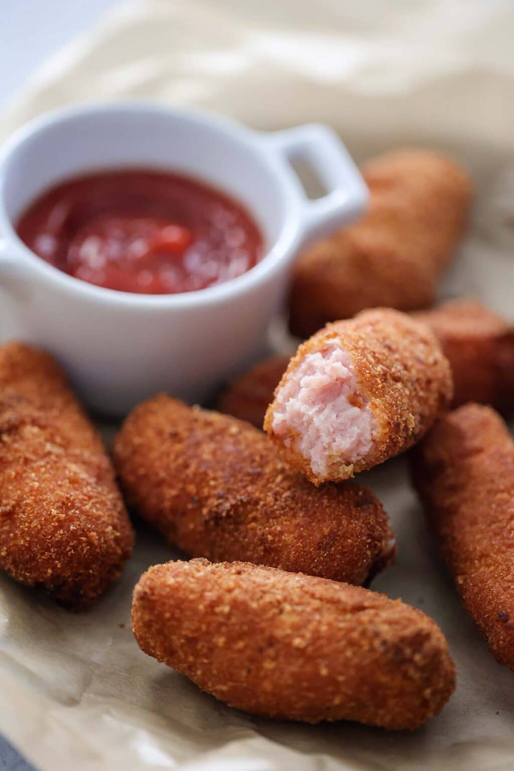Croquetas de Jamon (Cuban Ham Croquettes) Cooked by Julie