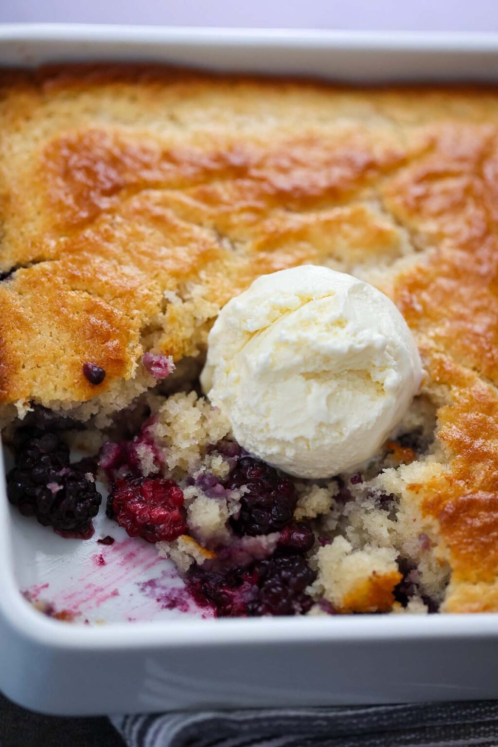 The BEST Blackberry Cobbler (From Scratch) Cooked by Julie