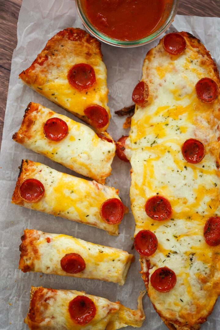 French Bread Pizza - Cooked by Julie