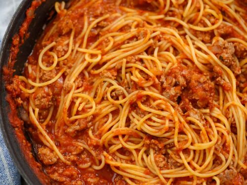 Ground Turkey Spaghetti