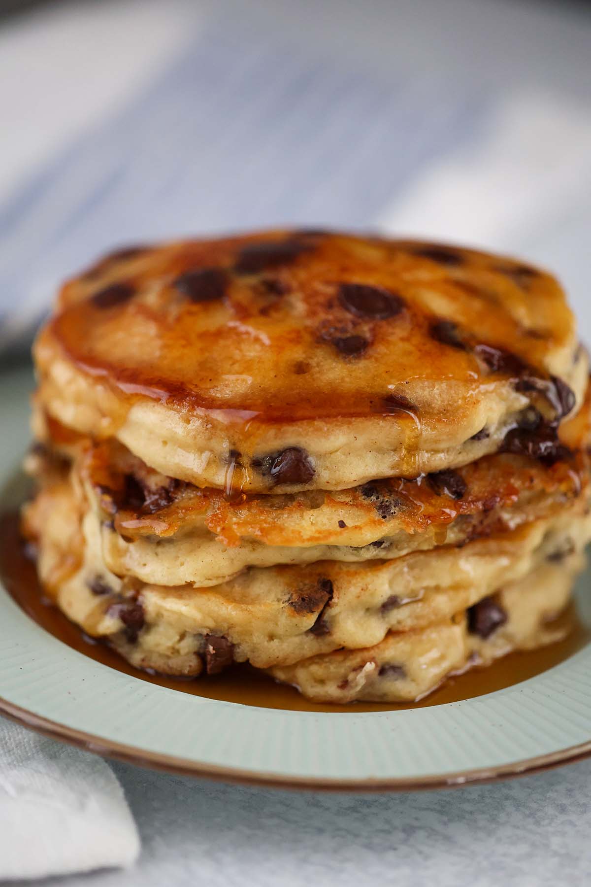 Fluffy Chocolate Chip Pancakes Cooked By Julie Fluffy Chocolate Chip Pancakes Cooked By Julie
