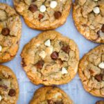 Donna Kelce's chocolate chip cookies up close.